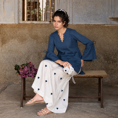 Women Regular Pure Cotton Kurti with Farshi Salwar