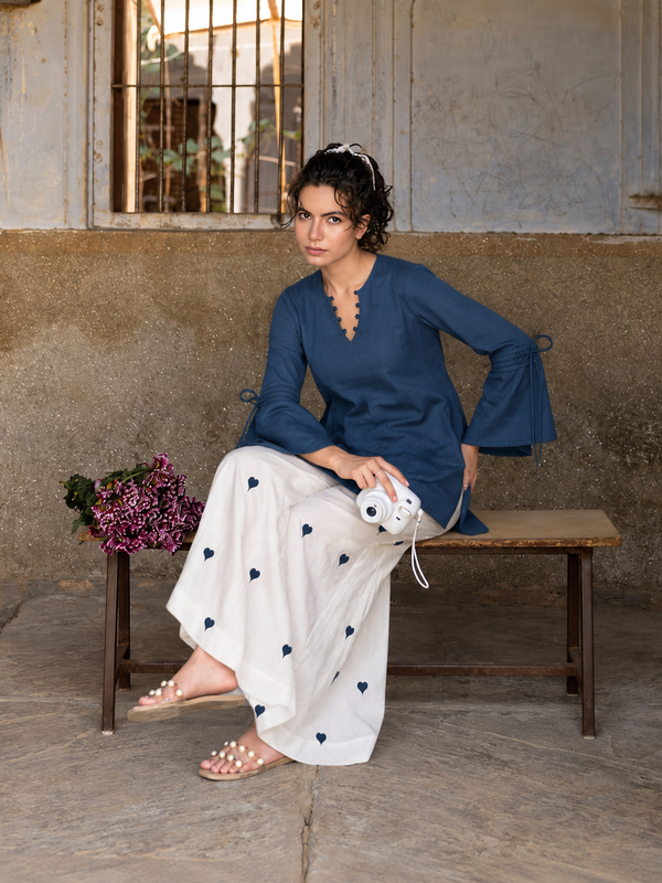 Women Regular Pure Cotton Kurti with Farshi Salwar