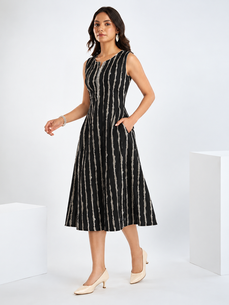 Largish Stylish women’s  A-line Cotton Dress