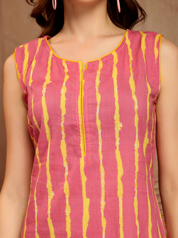 Largish Stylish A-line Cotton Dress for Womens