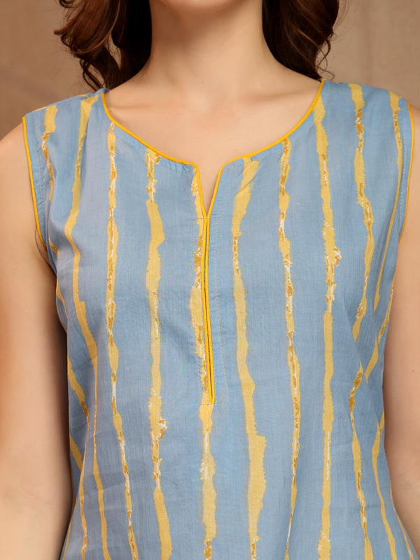 Largish Stylish A-line Cotton Dress for Womens