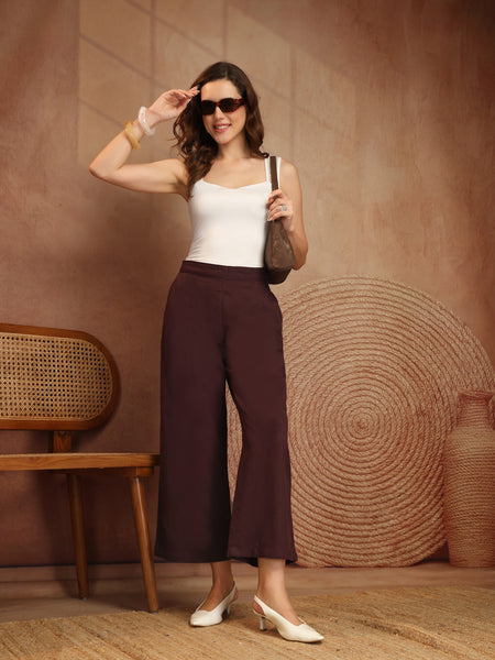 Women's Wide-Leg Tousers