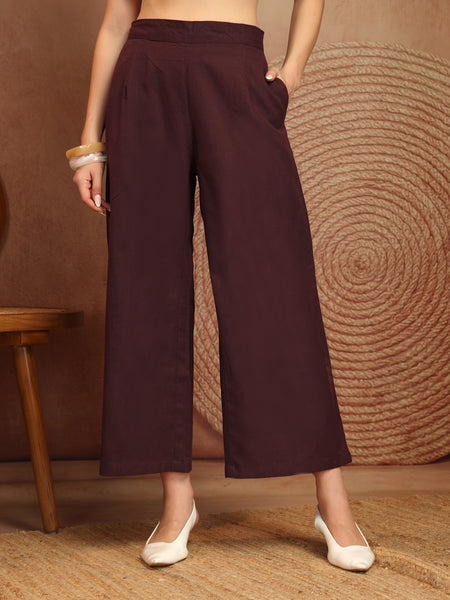Women's Wide-Leg Tousers