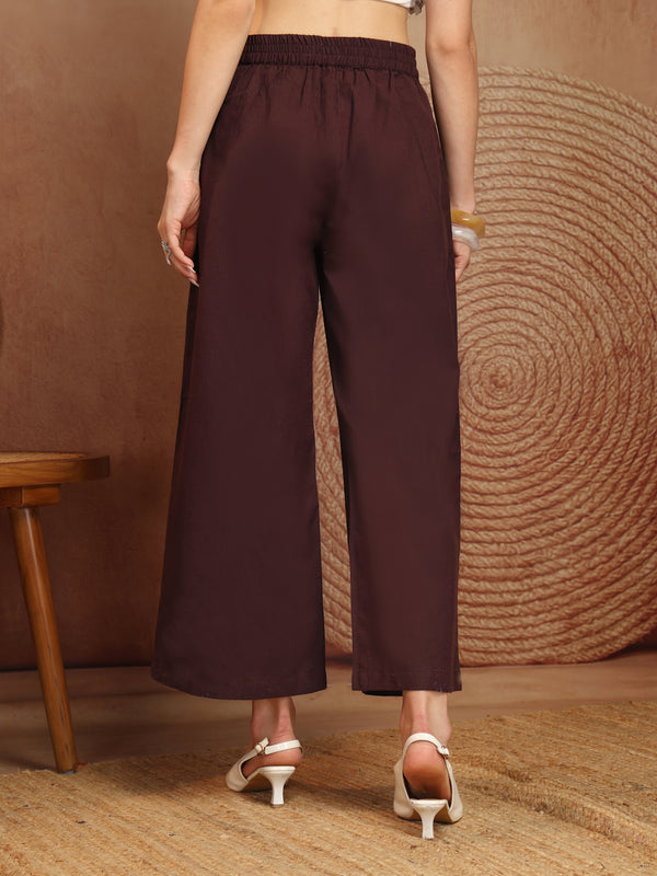 Women's Wide-Leg Tousers