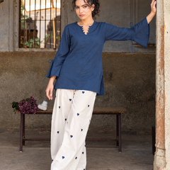 Women Regular Pure Cotton Kurti with Farshi Salwar
