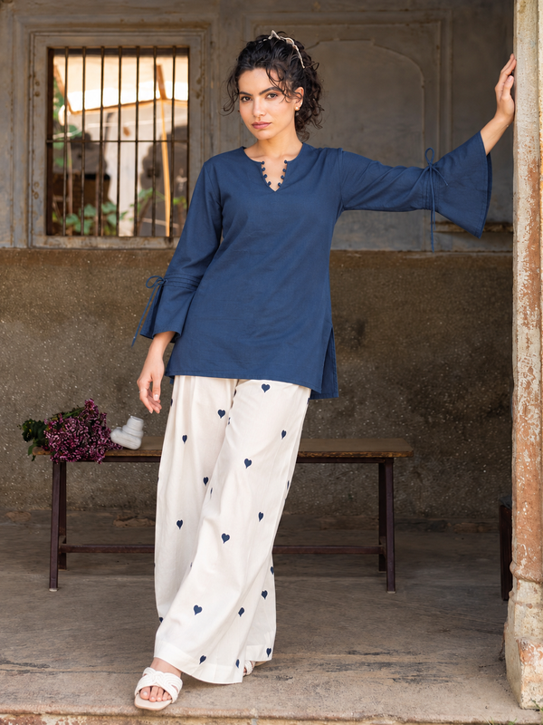 Women Regular Pure Cotton Kurti with Farshi Salwar