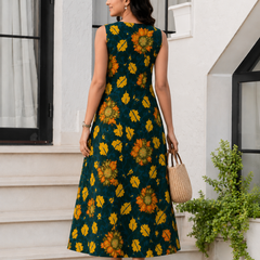 Largish Stylish A-line Cotton Dress for Womens