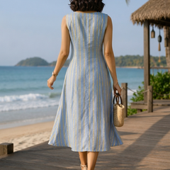 Largish Stylish A-line Cotton Dress for Womens