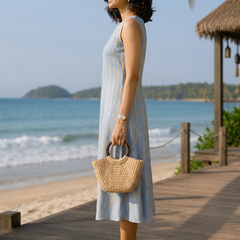 Largish Stylish A-line Cotton Dress for Womens