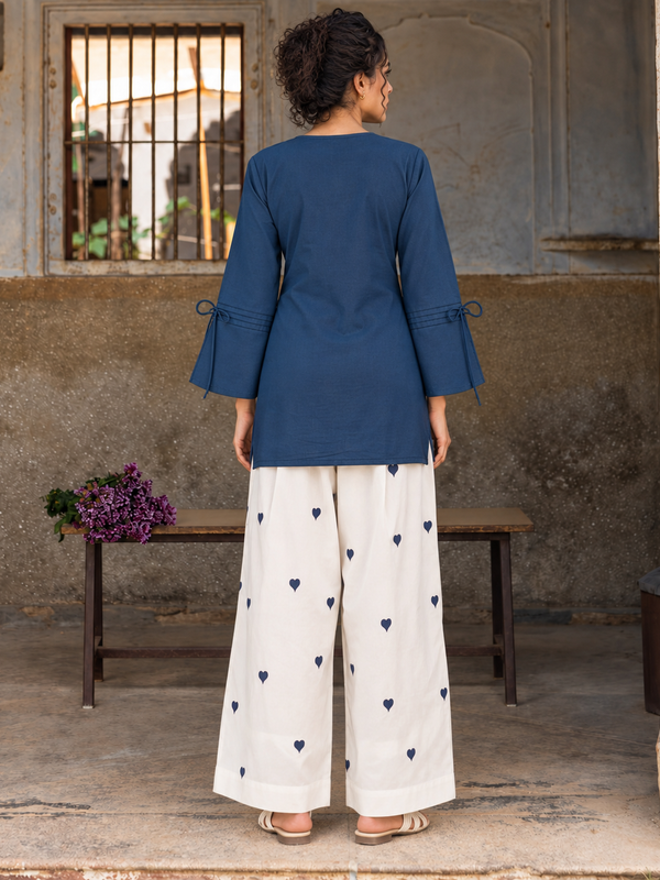 Women Regular Pure Cotton Kurti with Farshi Salwar