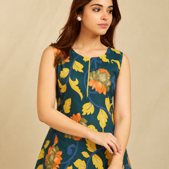 Largish Stylish A-line Cotton Dress for Womens