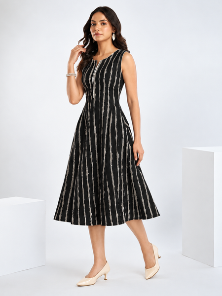 Largish Stylish women’s  A-line Cotton Dress