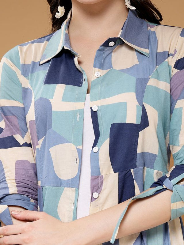 Largish Multicolour Cotton Printed Shrug