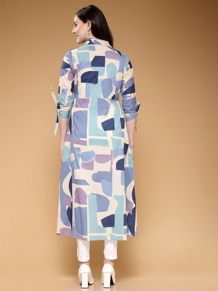 Largish Multicolour Cotton Printed Shrug